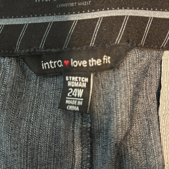 NWT intro Woman stretch Jean shorts size 24W - Picture 3 of 5